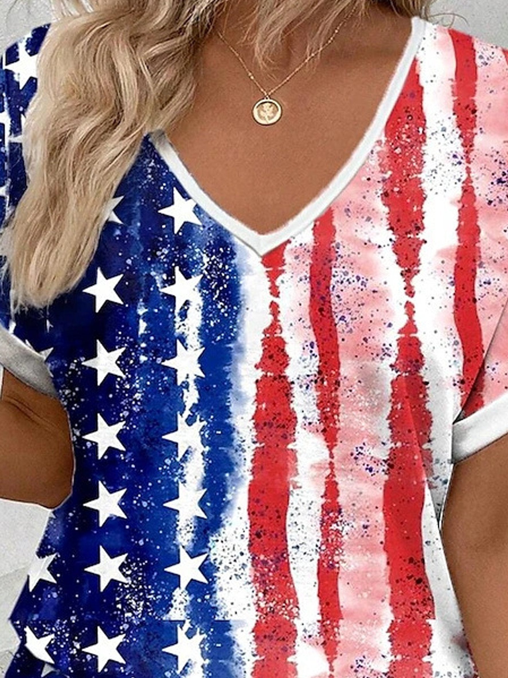 250th anniversary America Flag Casual T-Shirt