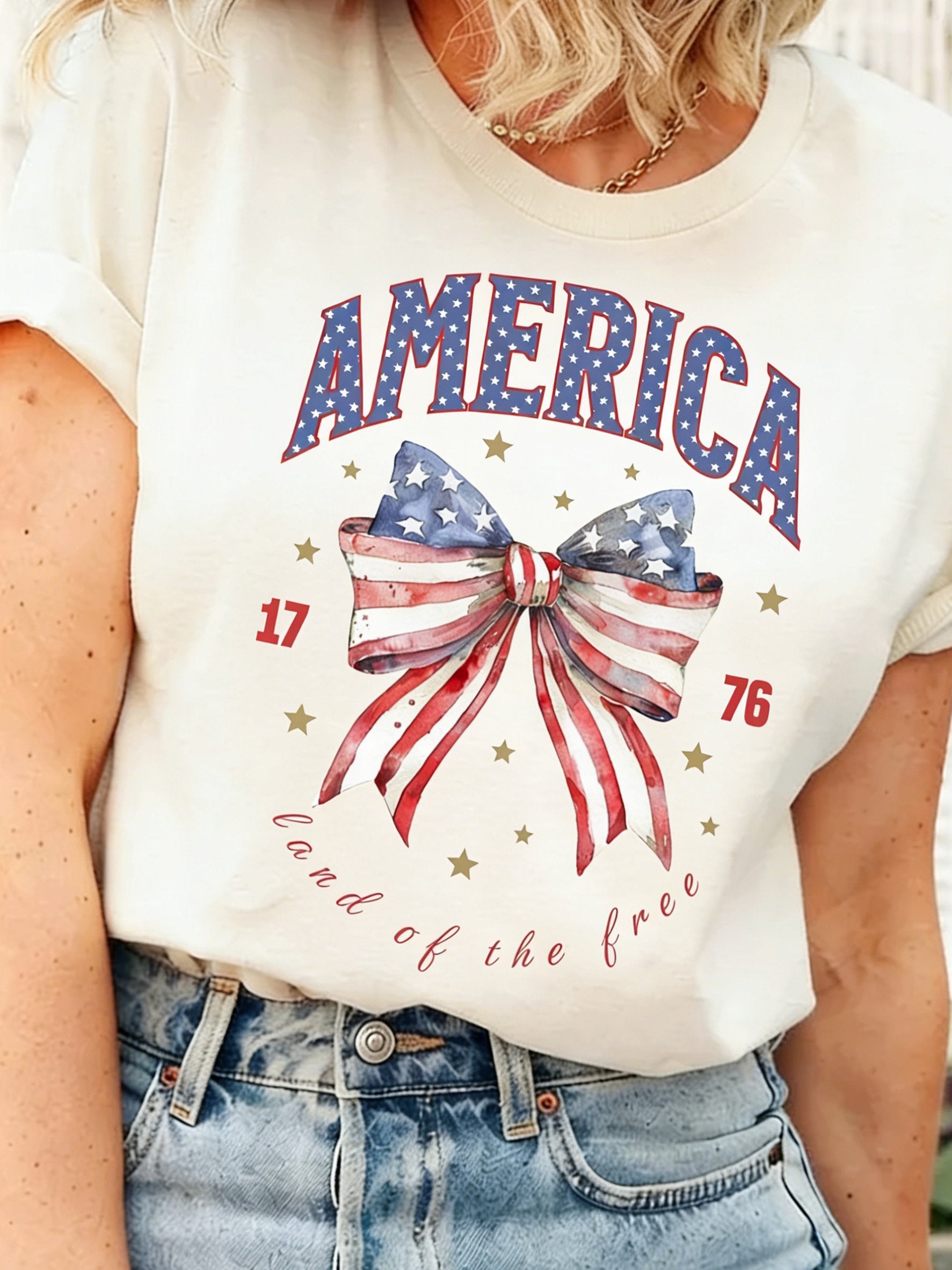 250th anniversary America Flag Crew Neck Short Sleeve Summer Gpoing Out Casual T-Shirt