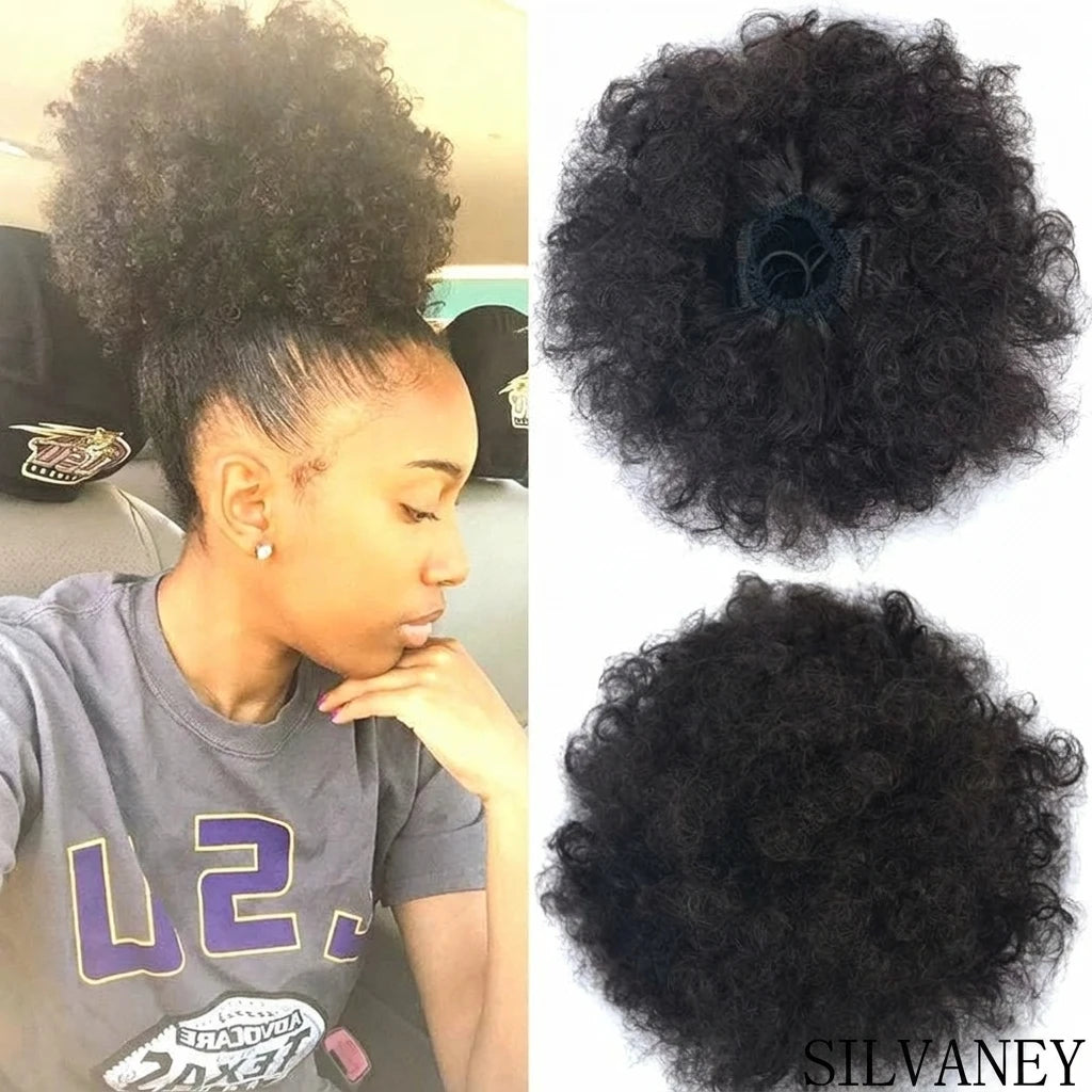 hiphopBunWig afro puff