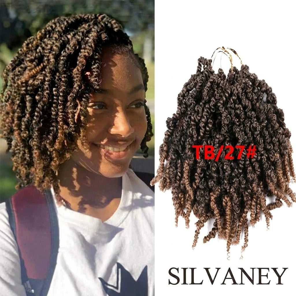 Pre-twisted Spring Twists Crochet Braids BombPassion Twist