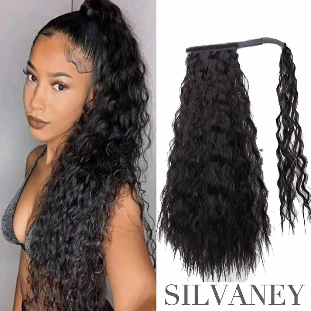 Curly Wave Drawstring Magic Ponytail