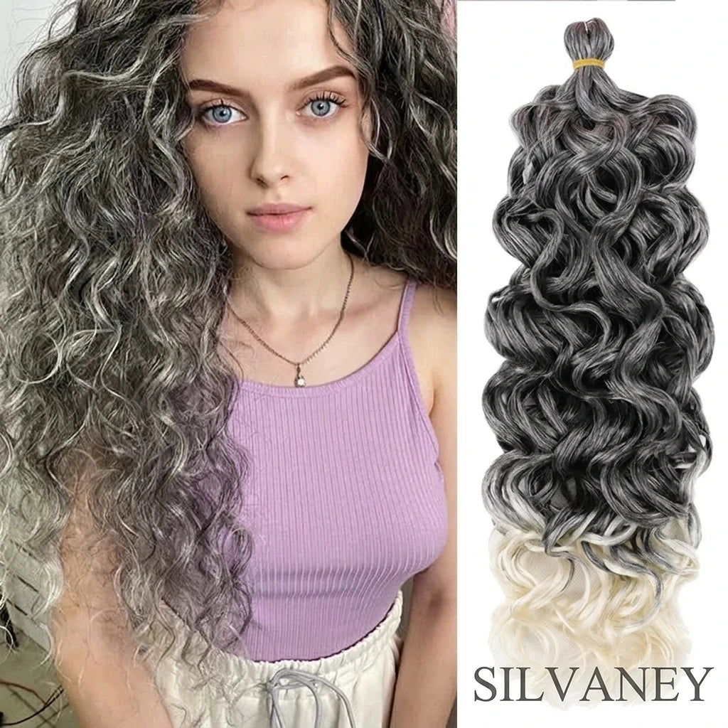 Ocean Wave Crochet Braids Hair Hawaii Afro Curl Braiding