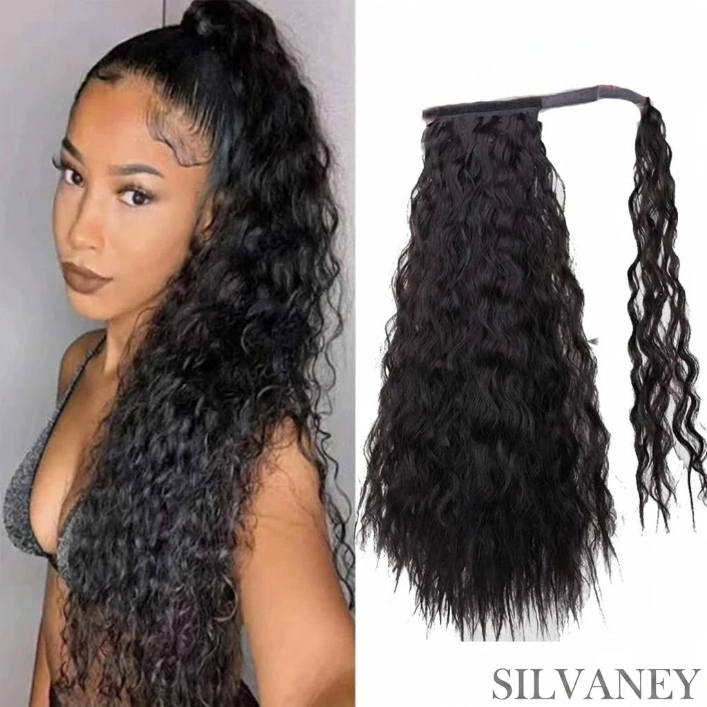 Curly Wave Drawstring Magic Ponytail