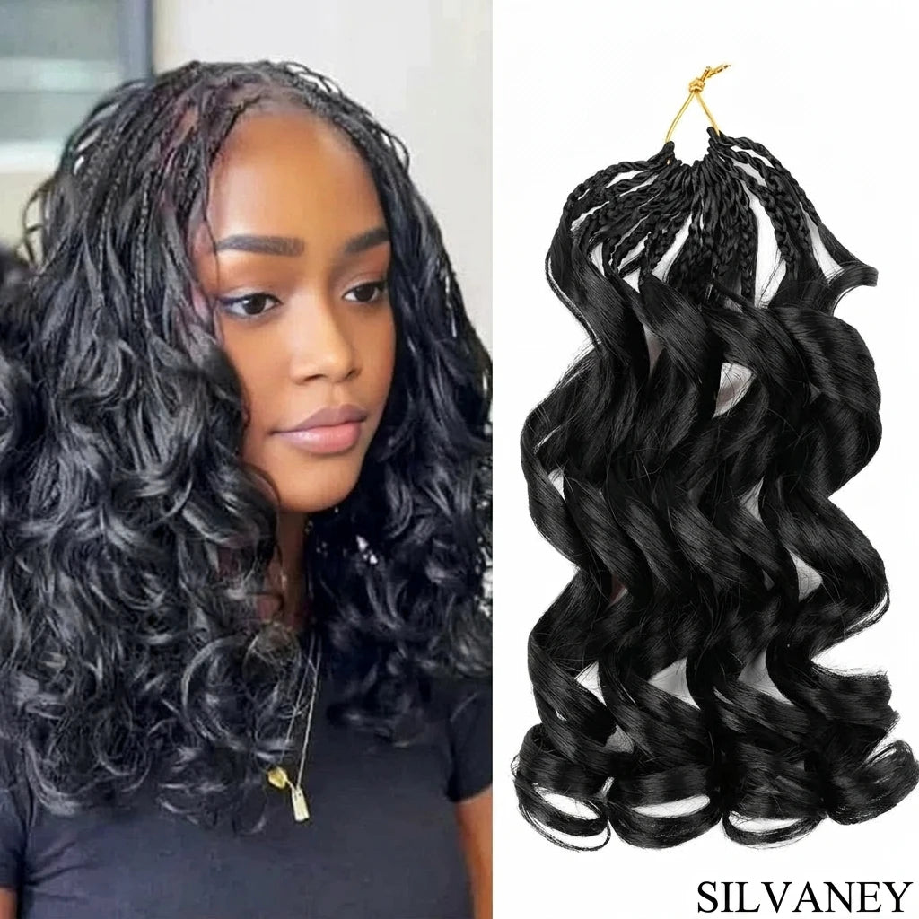 French Curl Crochet Braids Pre Looped French Curl Braiding