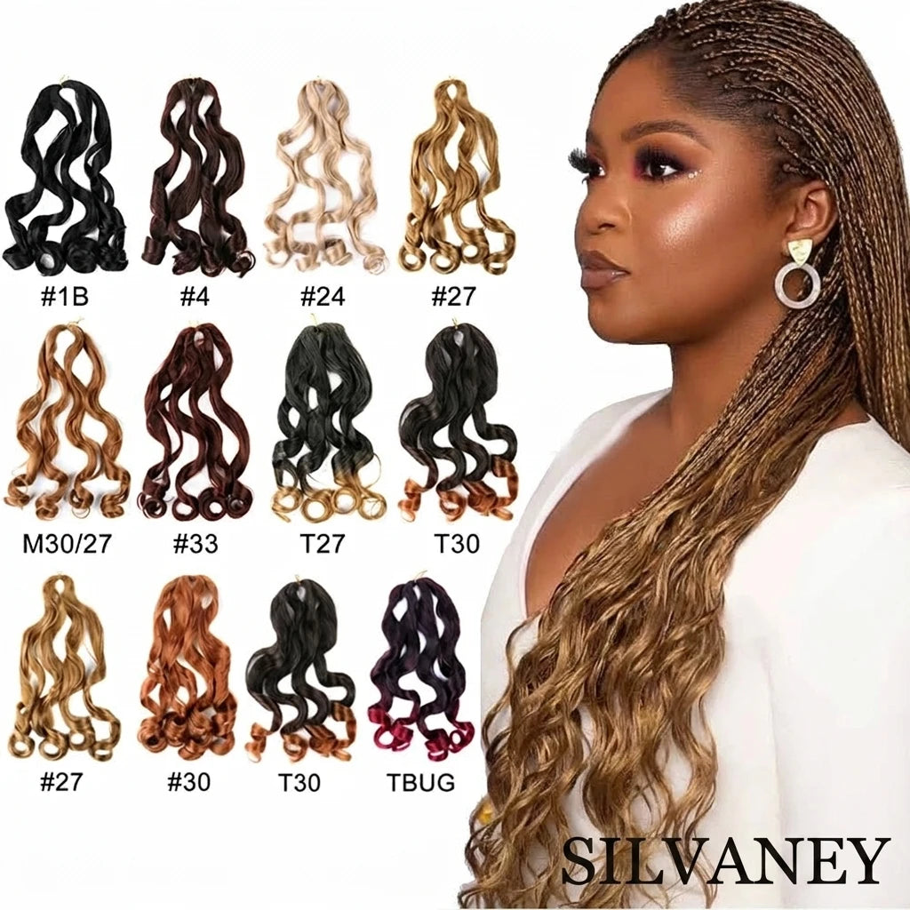 Spiral Curly Hair Loose French Curl Crochet Braids Hair