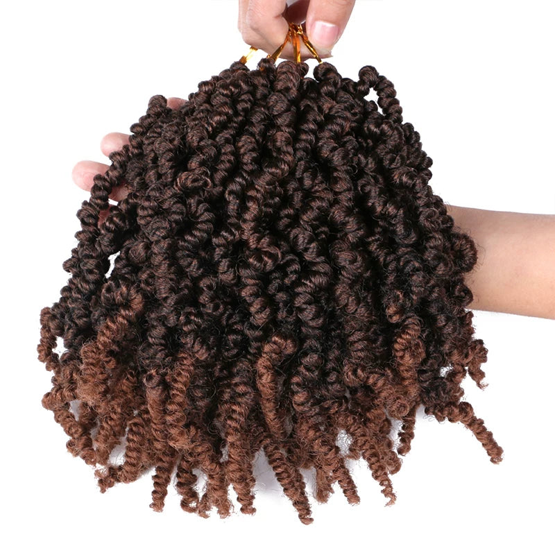 Pre-twisted Spring Twists Crochet Braids BombPassion Twist