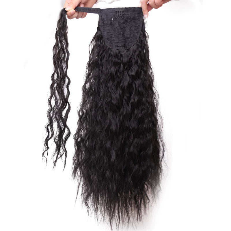 Curly Wave Drawstring Magic Ponytail