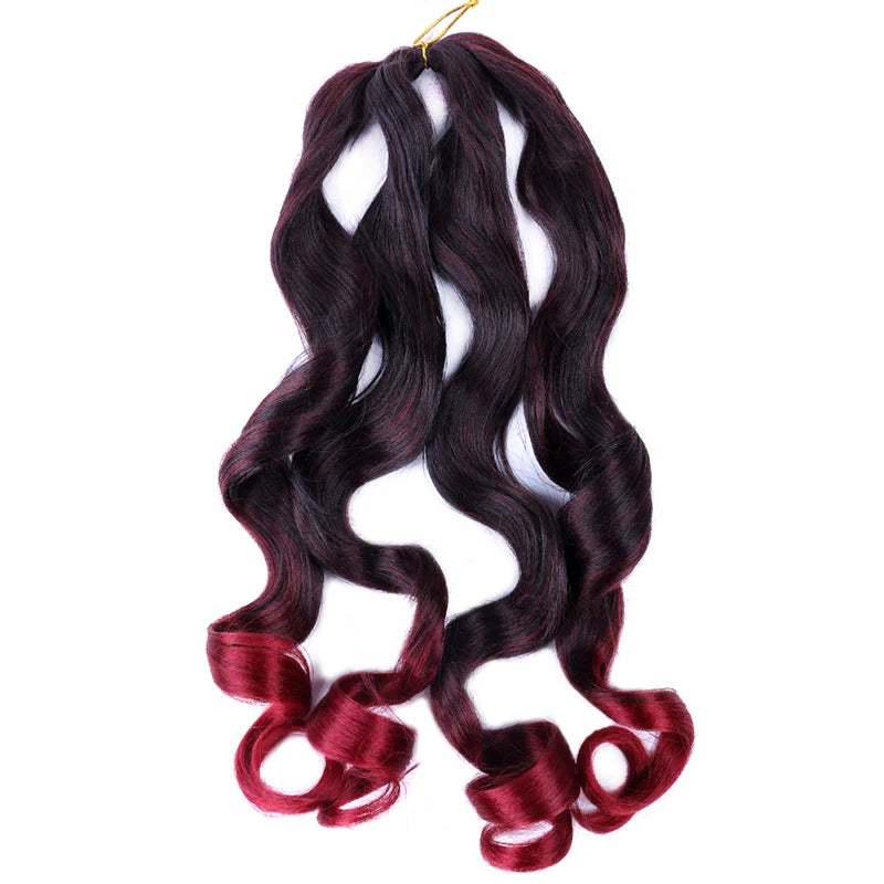 Spiral Curly Hair Loose French Curl Crochet Braids Hair