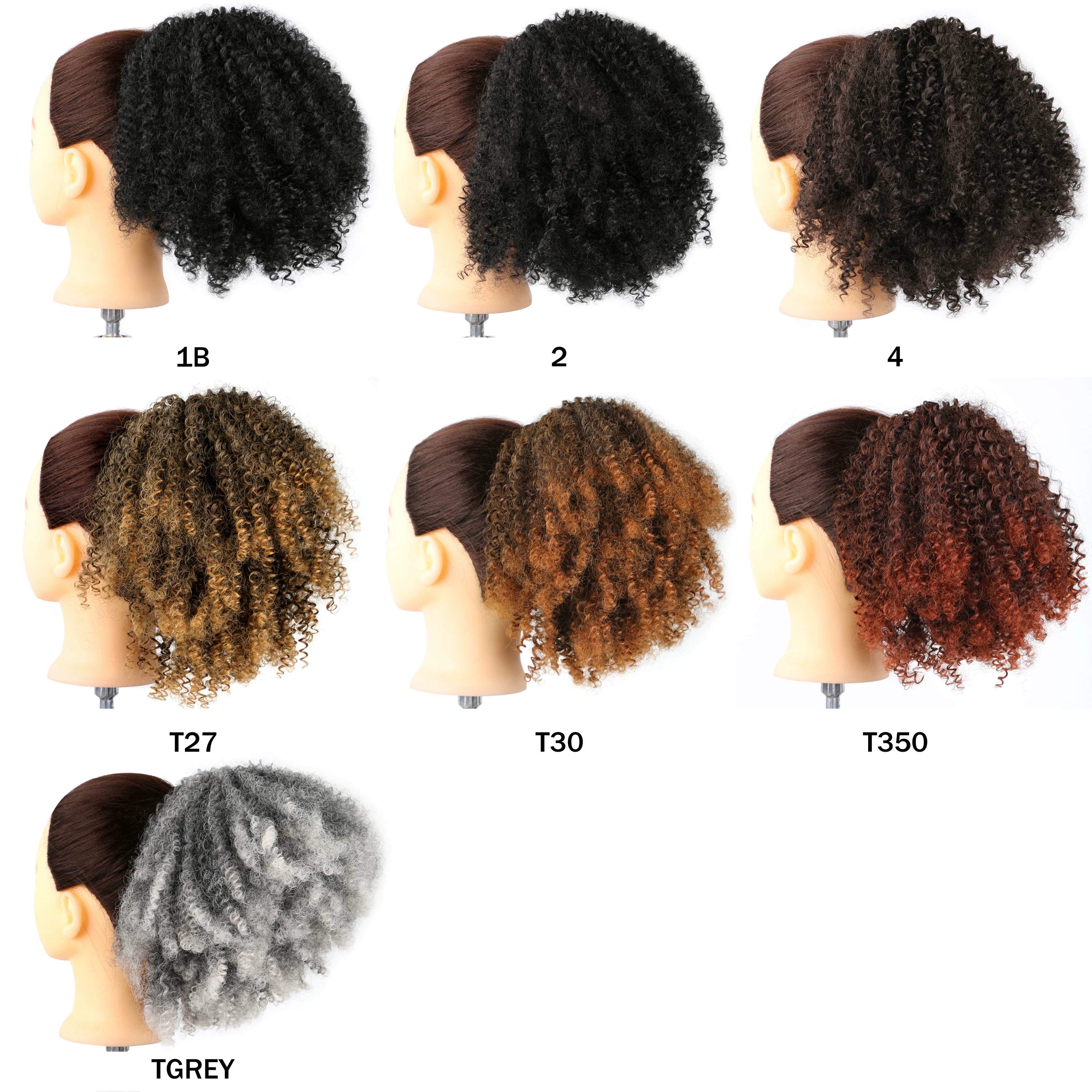 Afro kinky Curly Ponytail Puff Hair