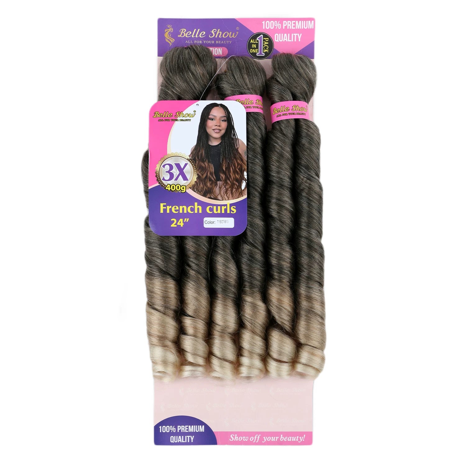 French Curly Braiding Hair Loose Pre Stretched Braiding Hair