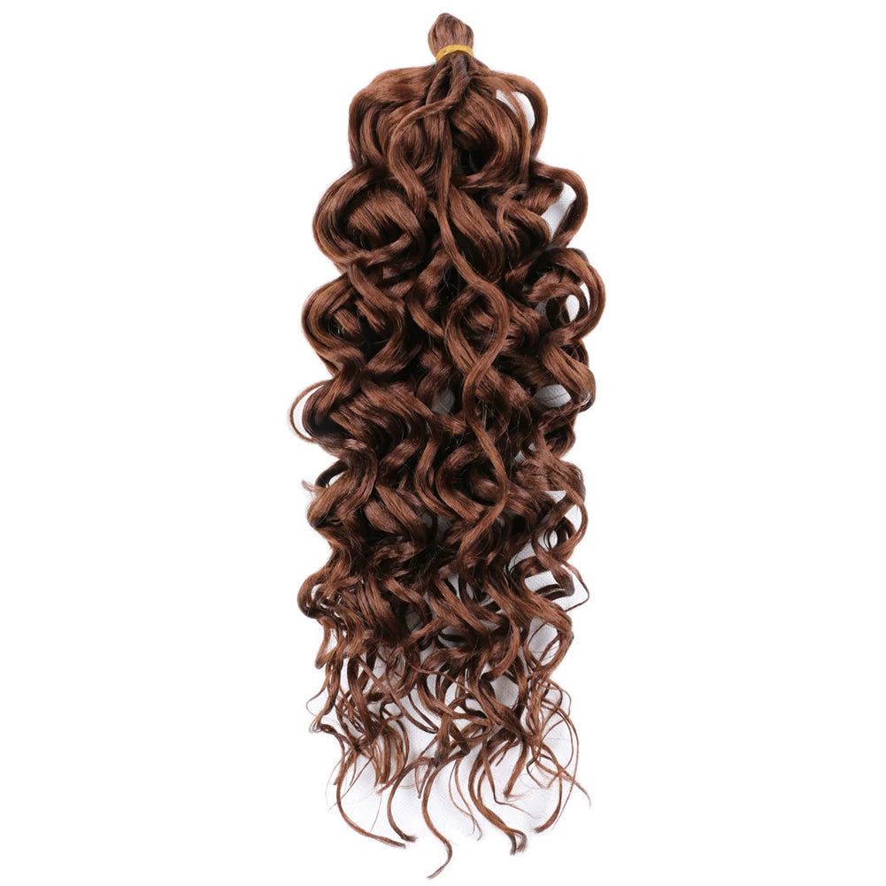 Ocean Wave Crochet Braids Hair Hawaii Afro Curl Braiding