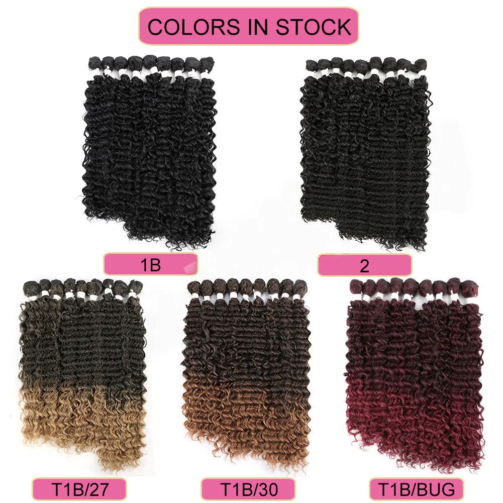 Deep Wave Hair Bundles Deep Curly Wet and Wavy Bundle Hair