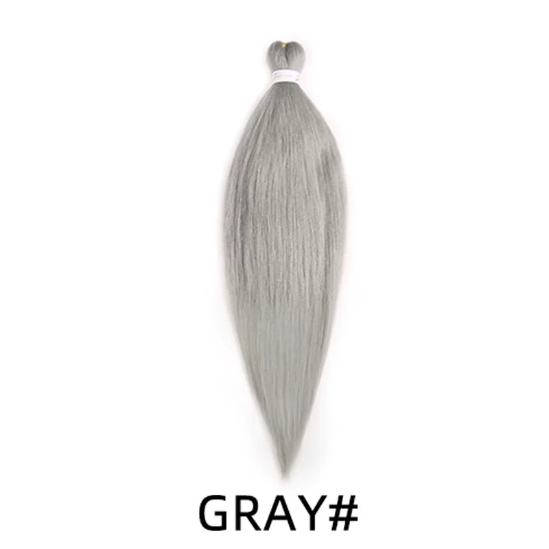 Pre stretched braiding hair crochet braids twist Yaki Hair