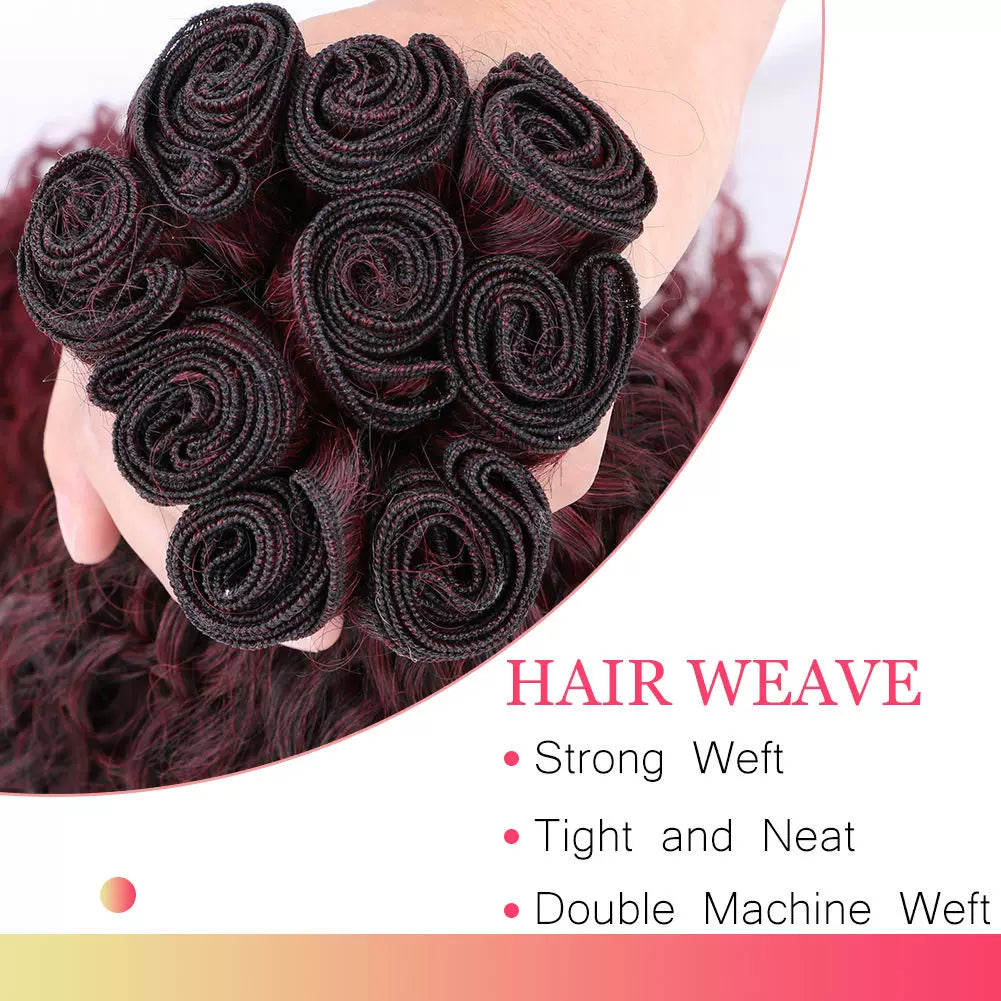 Deep Wave Hair Bundles Deep Curly Wet and Wavy Bundle Hair