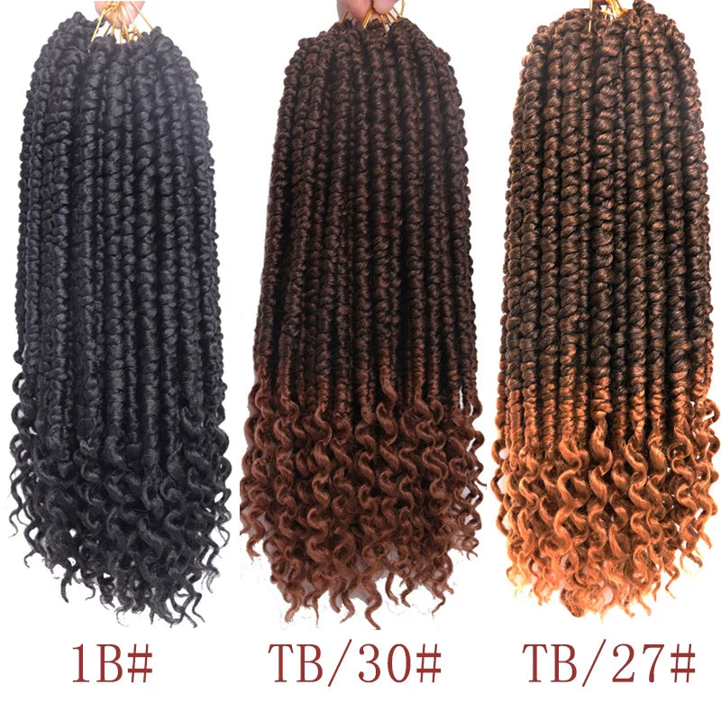Senegale Spring Twist Passion Twist Crochet Braids Curl Hair