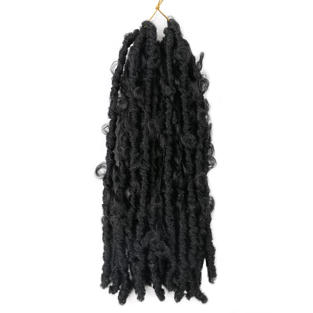 18 Inch Butterfly Locs Crochet Braids Faux Hair