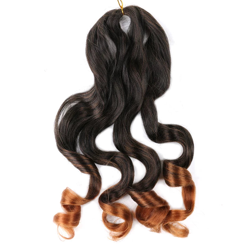 Spiral Curly Hair Loose French Curl Crochet Braids Hair