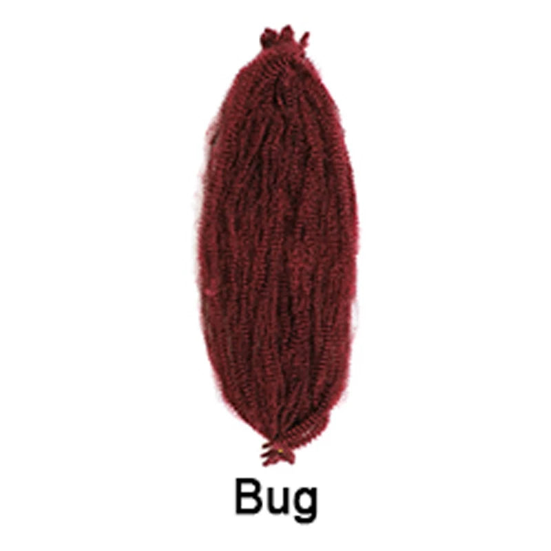 Afro Spring Twist Crochet Braids Hair Kinky Marley Braid