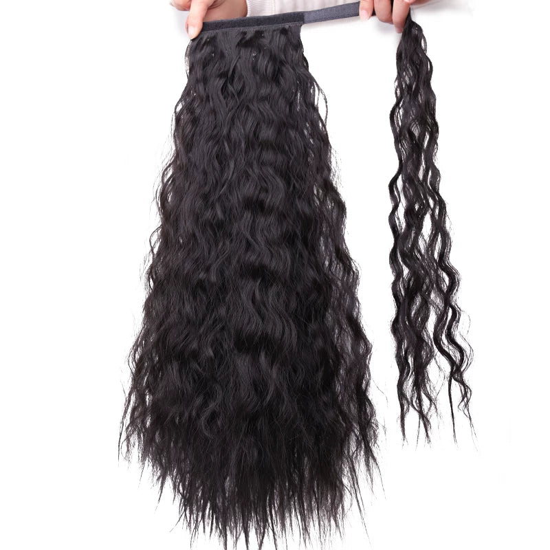 Curly Wave Drawstring Magic Ponytail