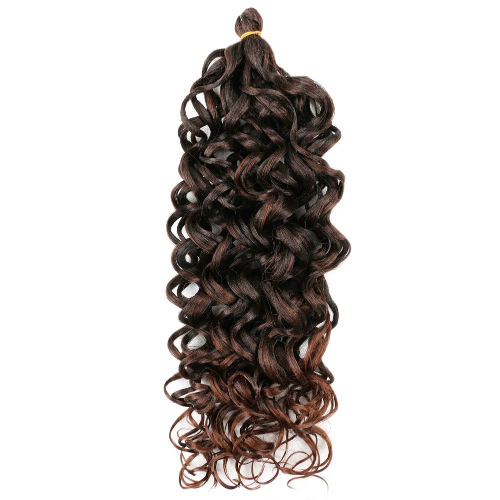 Ocean Wave Crochet Braids Hair Hawaii Afro Curl Braiding