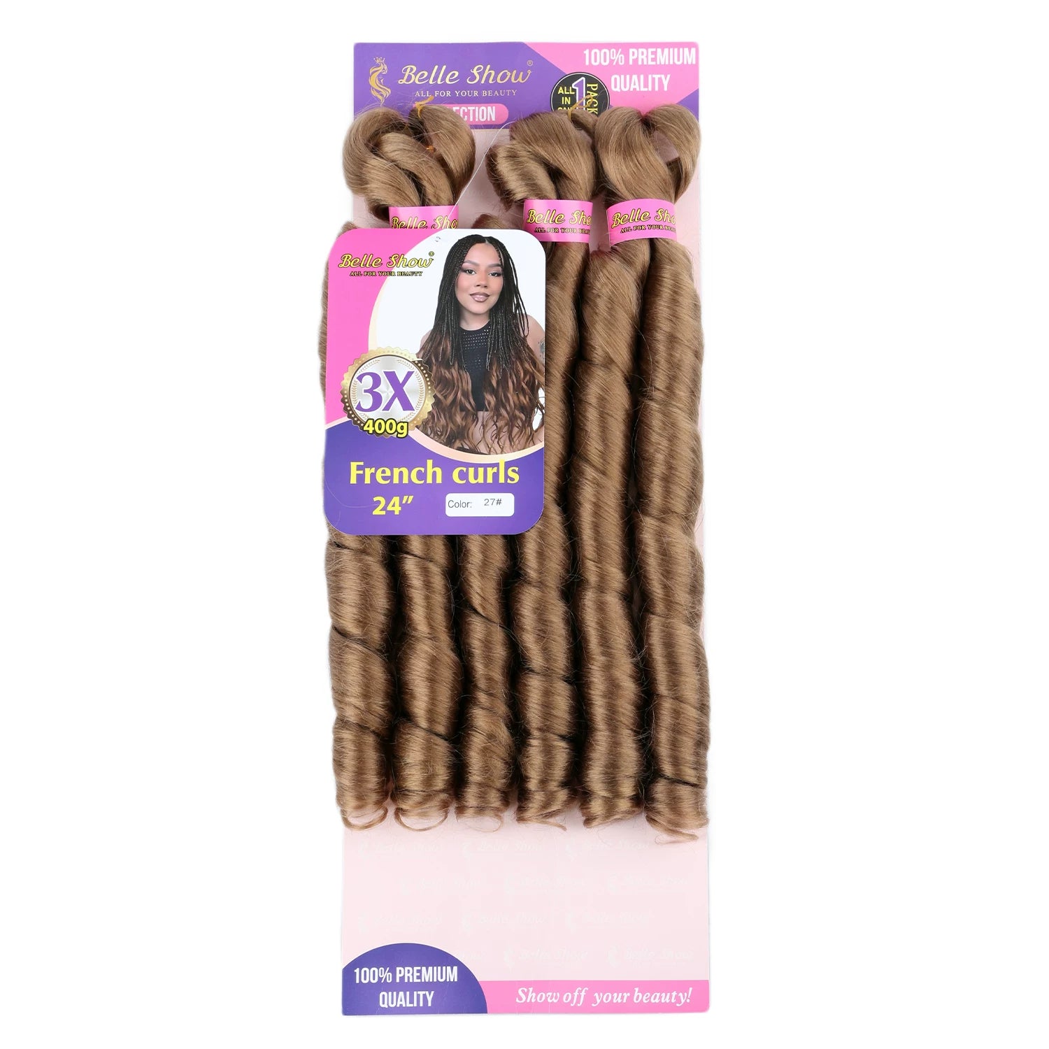 French Curly Braiding Hair Loose Pre Stretched Braiding Hair