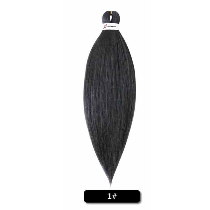 Pre stretched braiding hair crochet braids twist Yaki Hair