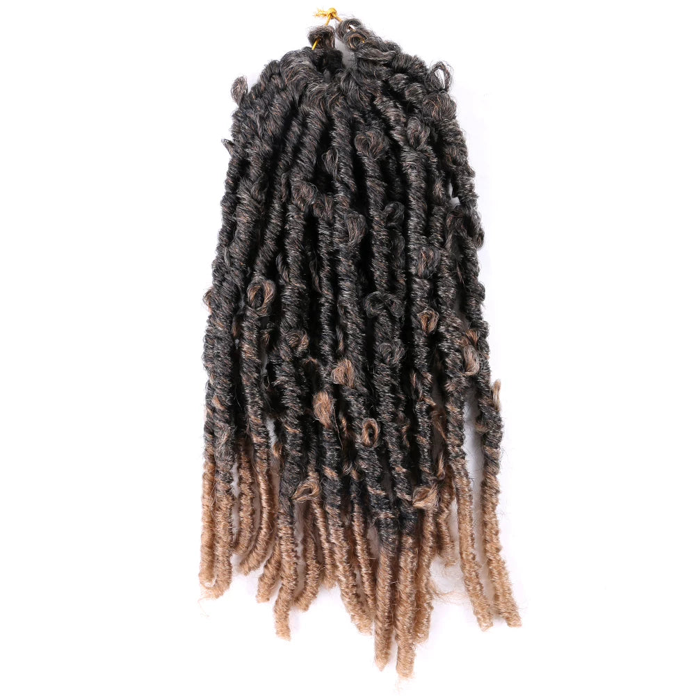 18 Inch Butterfly Locs Crochet Braids Faux Hair