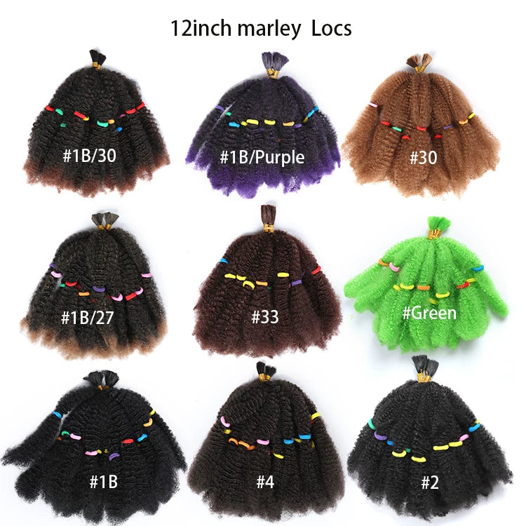 Marley Afro Kinky Crochet braids Twist Marley Braid Hair