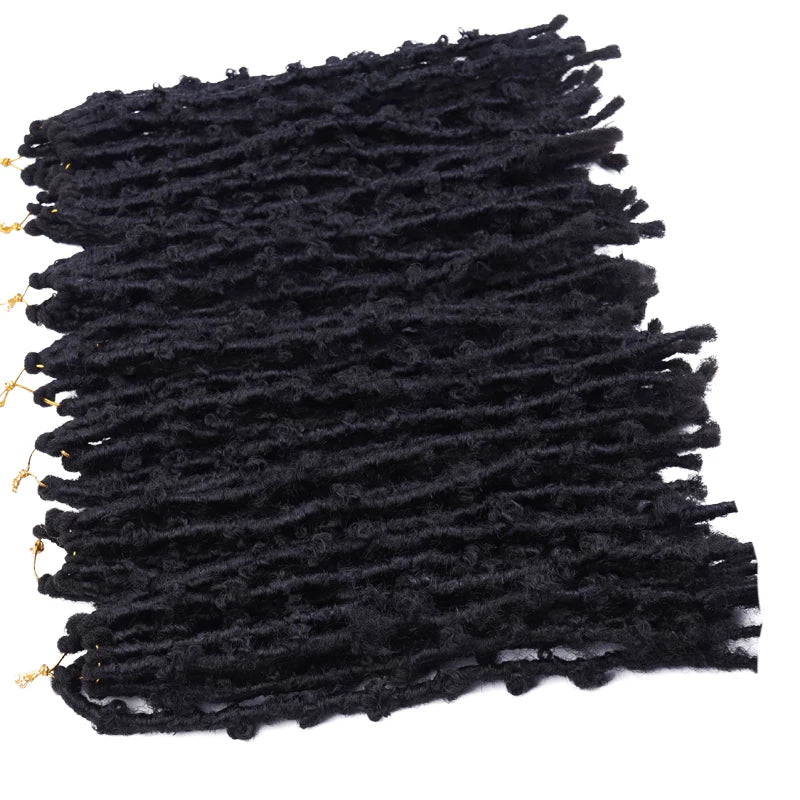 Butterfly Locs Crochet Hair Pre Looped Bob Distressed twiste