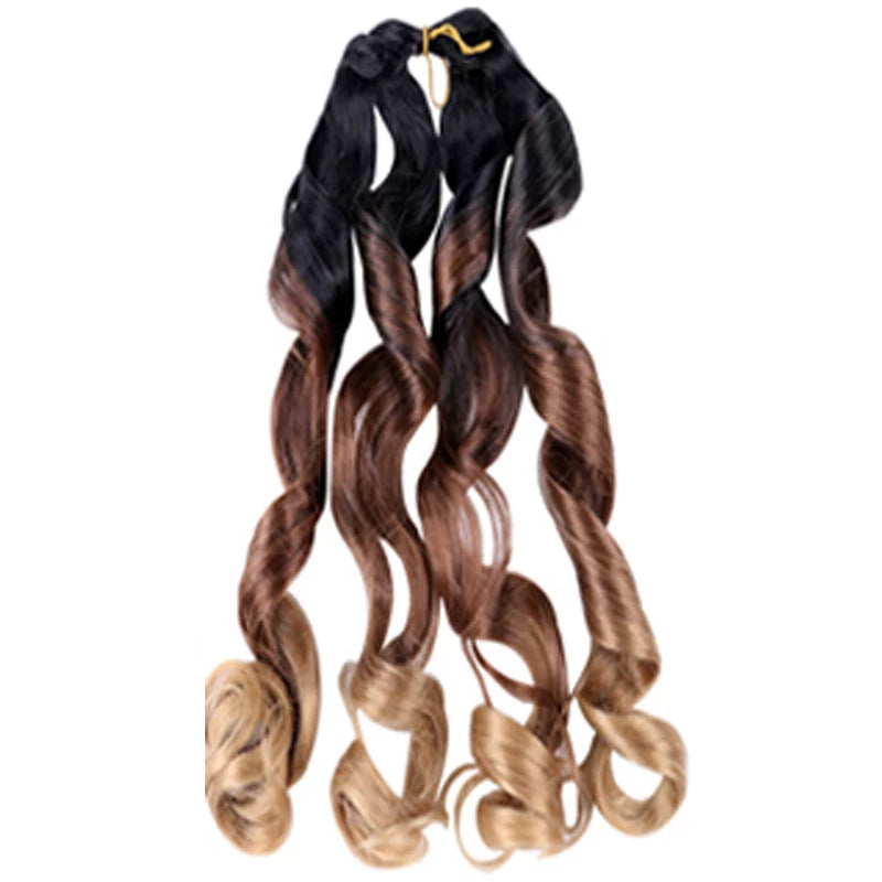 Spiral Curly Hair Loose French Curl Crochet Braids Hair