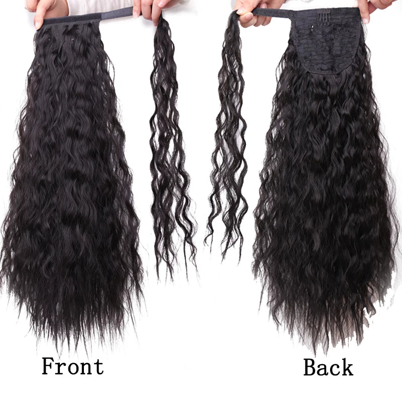 Curly Wave Drawstring Magic Ponytail