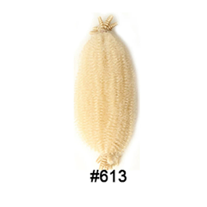 Afro Spring Twist Crochet Braids Hair Kinky Marley Braid