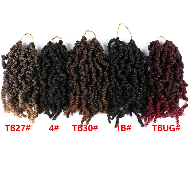 Pre-twisted Spring Twists Crochet Braids BombPassion Twist