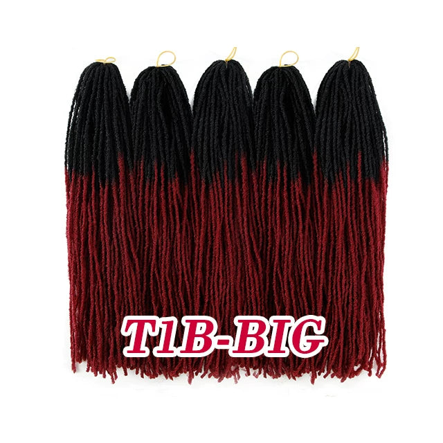 Micro Sister Faux Locs Dreadlock Crochet Braids Hair