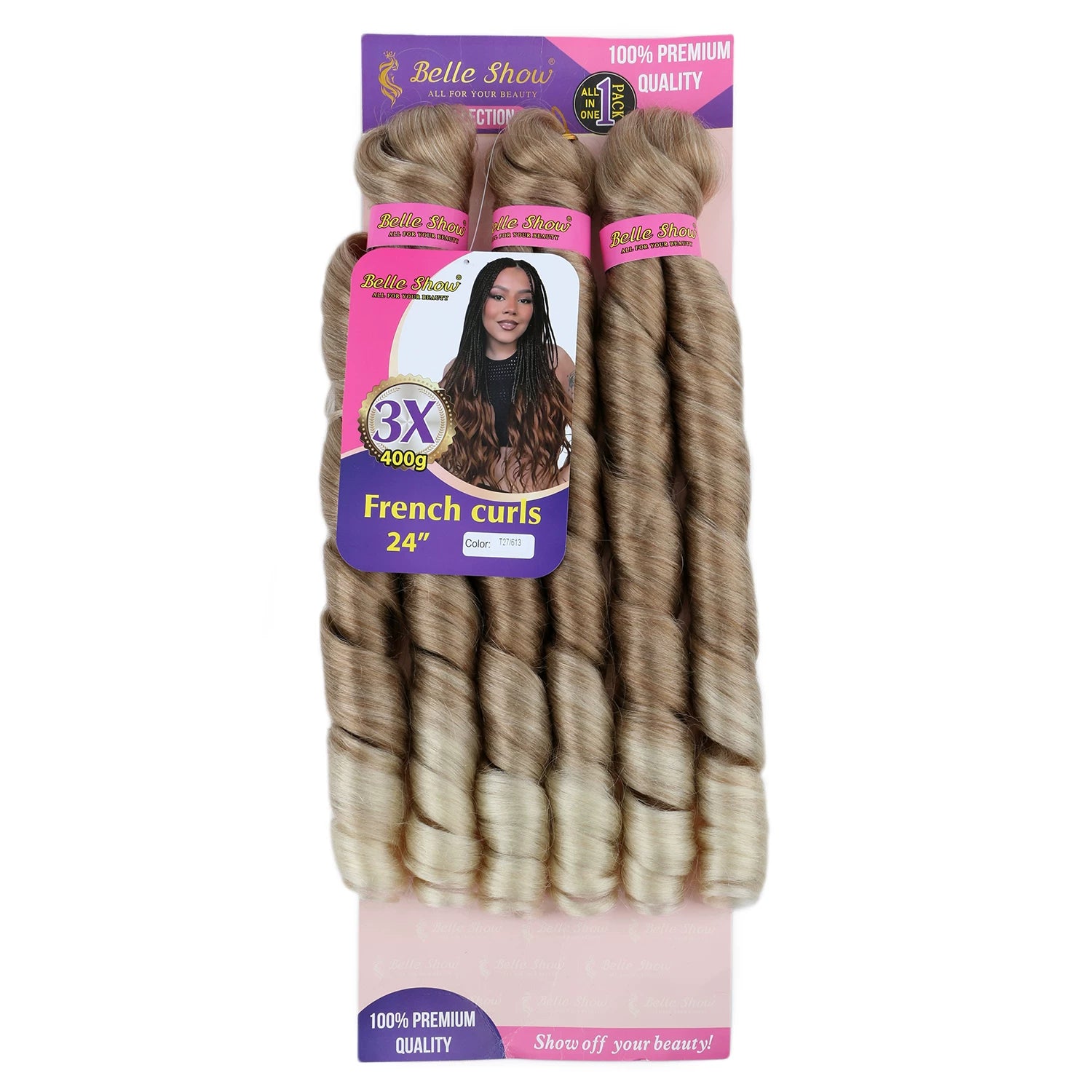 French Curly Braiding Hair Loose Pre Stretched Braiding Hair