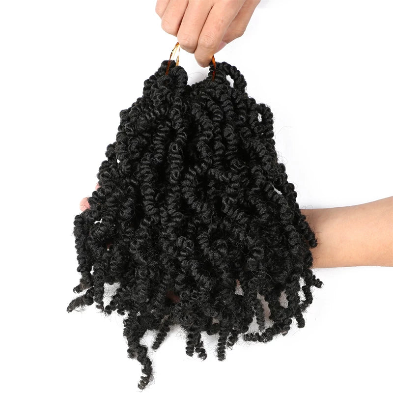 Pre-twisted Spring Twists Crochet Braids BombPassion Twist