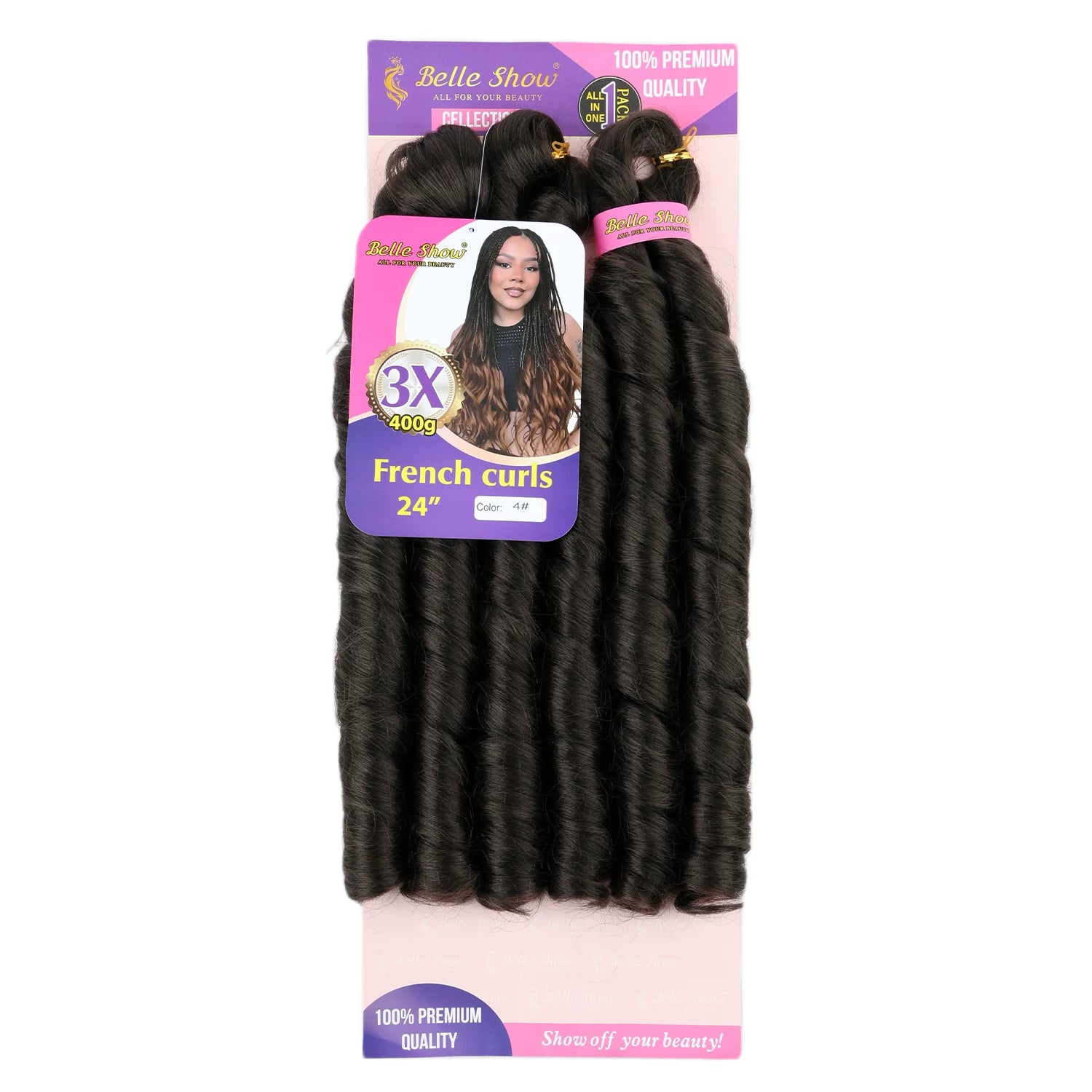 French Curly Braiding Hair Loose Pre Stretched Braiding Hair