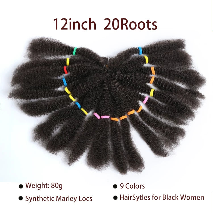 Marley Crochet braids Afro Twist Kinky Marley Braid Hair