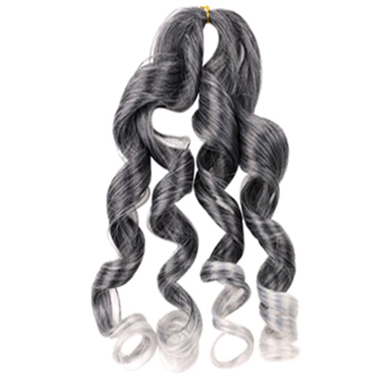 Spiral Curly Hair Loose French Curl Crochet Braids Hair