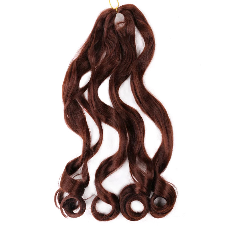 Spiral Curly Hair Loose French Curl Crochet Braids Hair