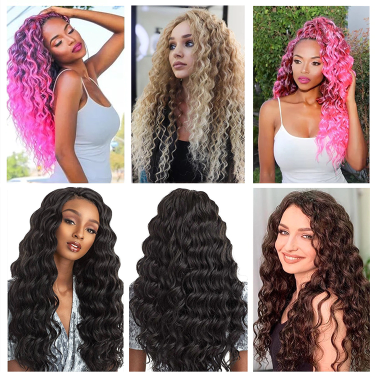 Ocean Wave Crochet Braids Hair Hawaii Afro Curl Braiding
