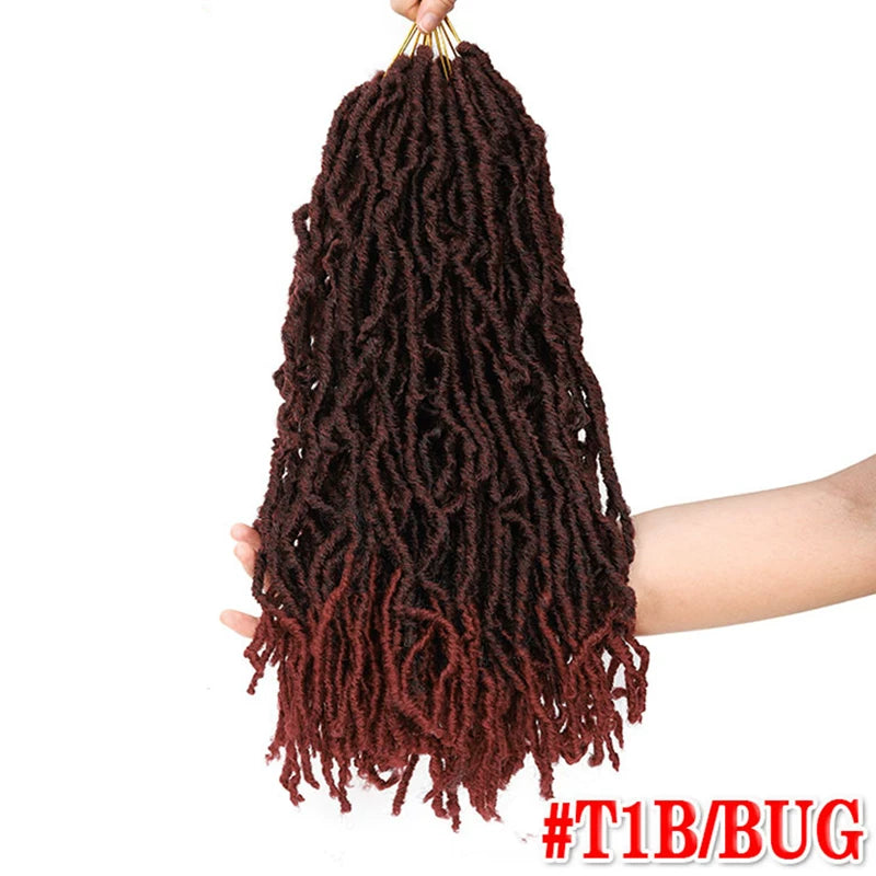 Nu Locs BobbiBoss Faux Locs DreadLocs Crochet Braid Hair