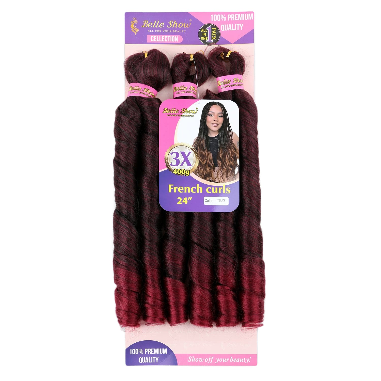 French Curly Braiding Hair Loose Pre Stretched Braiding Hair