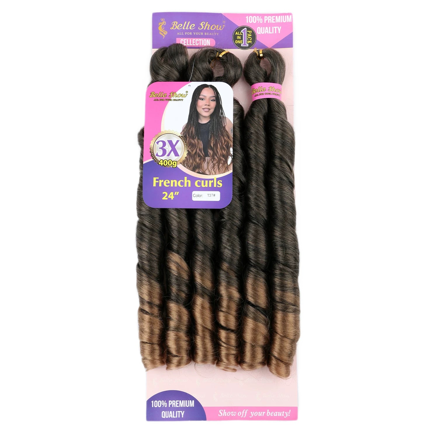 French Curly Braiding Hair Loose Pre Stretched Braiding Hair