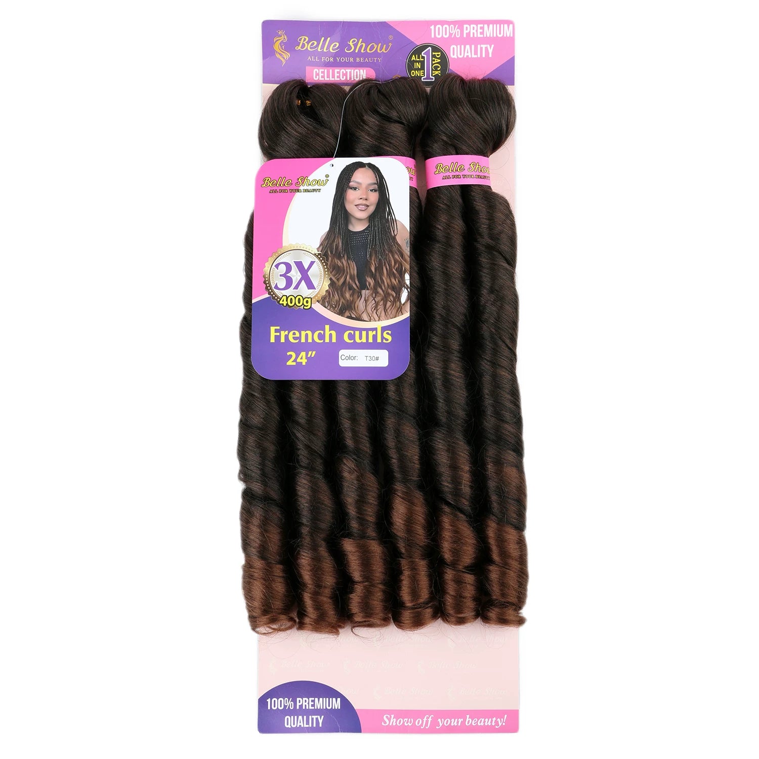 French Curly Braiding Hair Loose Pre Stretched Braiding Hair
