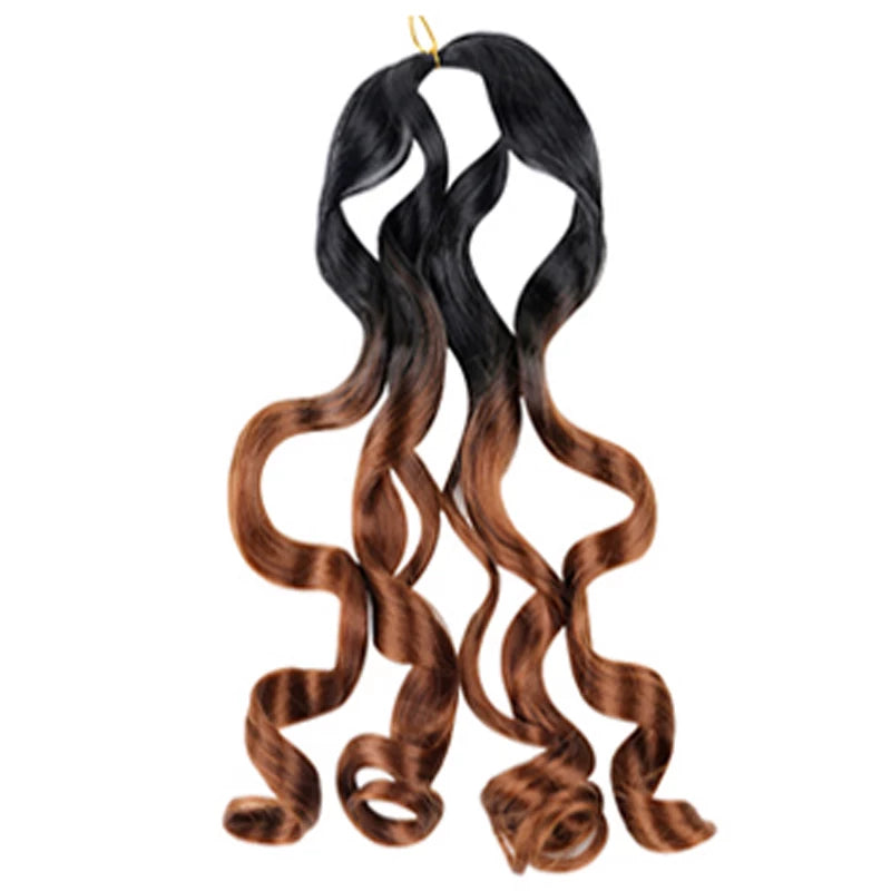 Spiral Curly Hair Loose French Curl Crochet Braids Hair