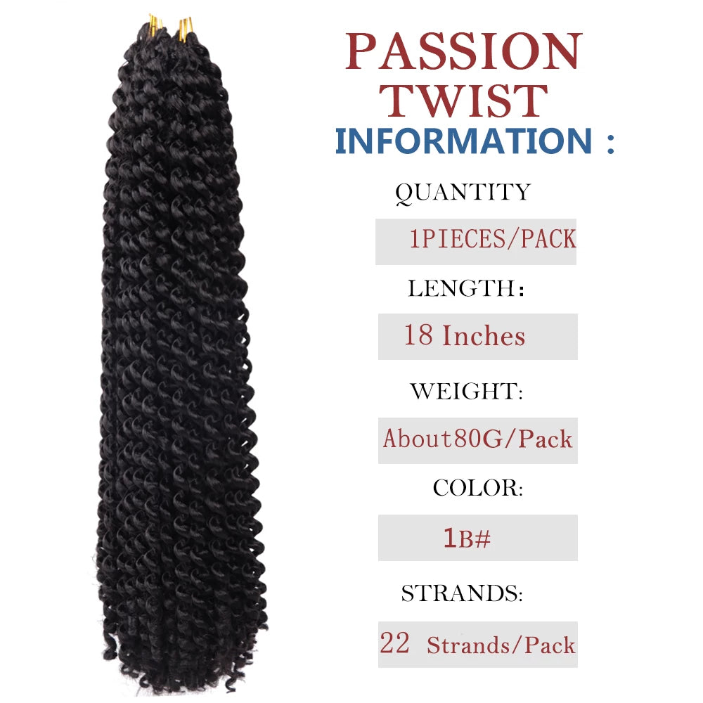 PassionTwist Hair Water Wave Crochet Braids HairBraiding