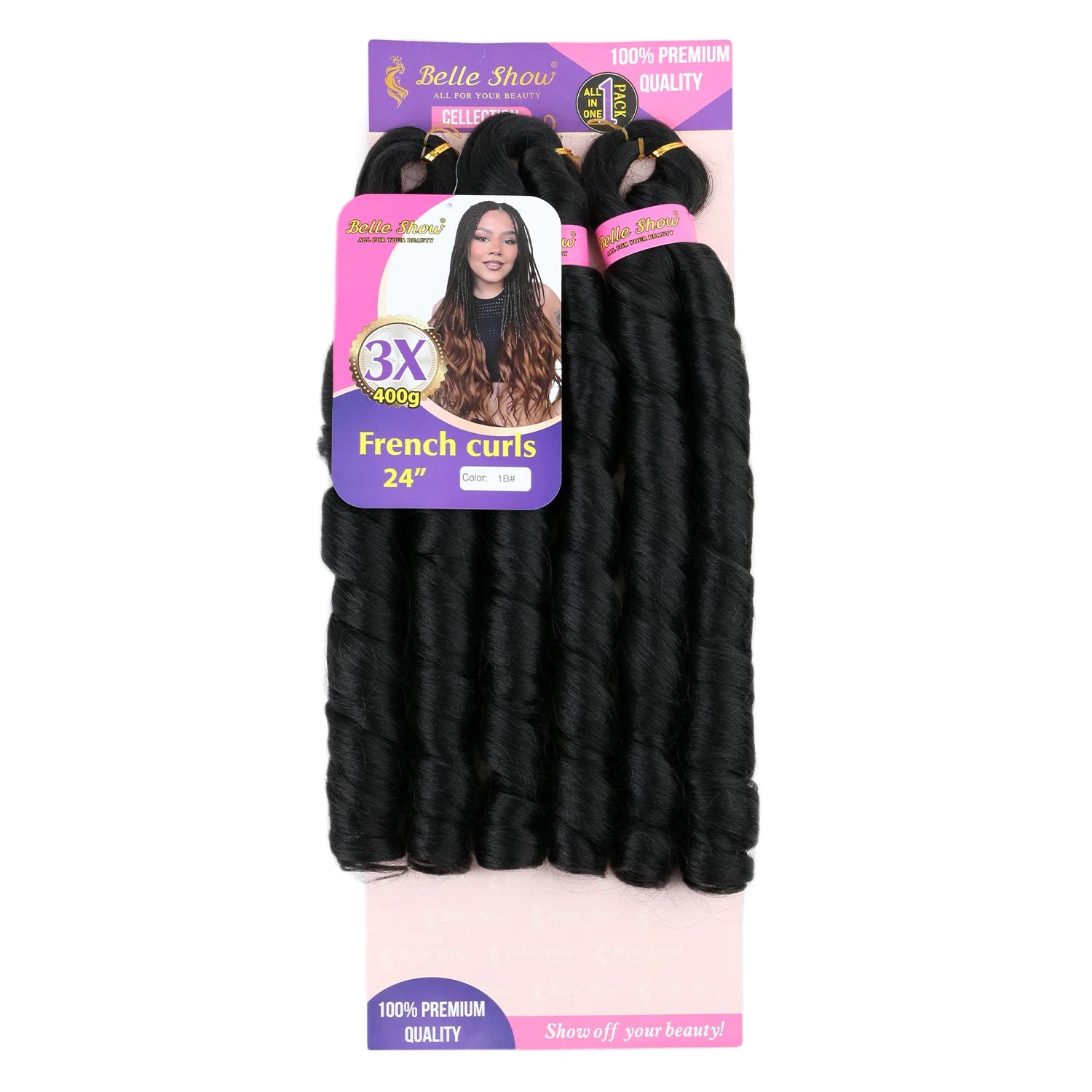 French Curly Braiding Hair Loose Pre Stretched Braiding Hair