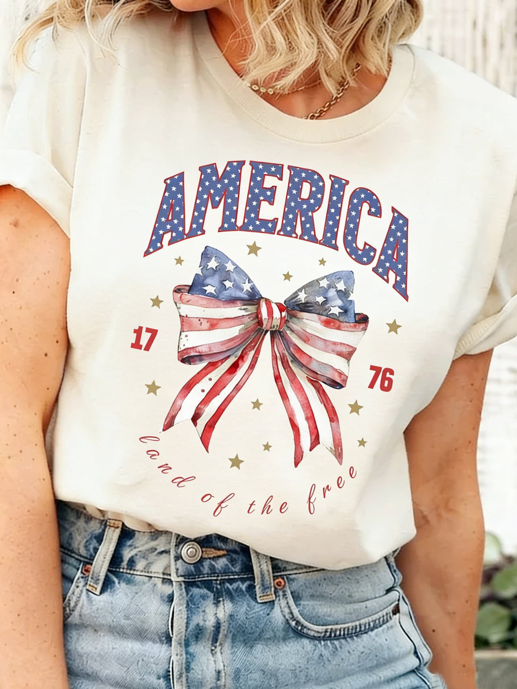 250th anniversary America Flag Crew Neck Short Sleeve Summer Gpoing Out Casual T-Shirt