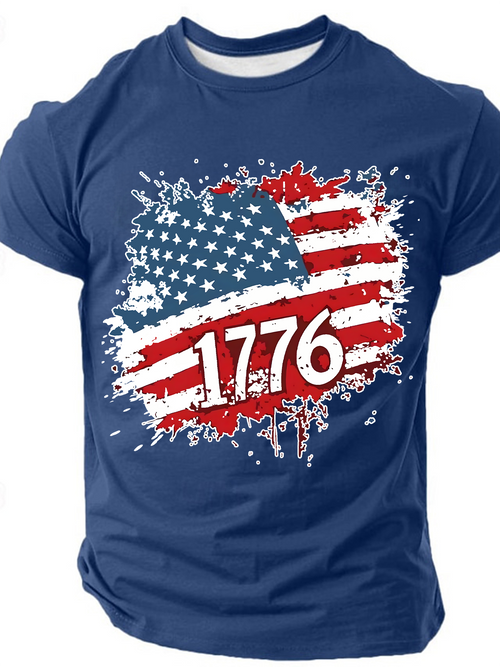 1776 Patriotic Cotton T-Shirt